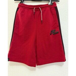 Nike Jordan Jumpman Shorts Youth XL Red Fleece Drawstring Athletic Boys
